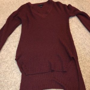 Burgundy sweater
